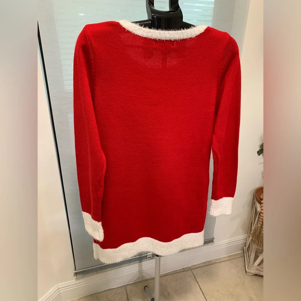 Festive Red Christmas Tree Sweater - Picture 5 of 11